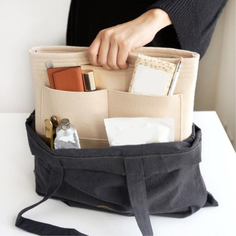 Yoillione Organisateur Sac à Main – Bag In Bag Multi-Poches Léger Rouge, Insert Sacoche 13 Compartiments