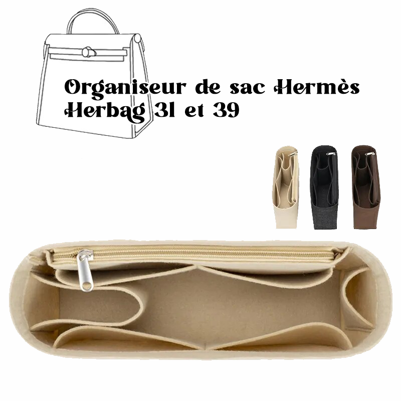 Organiseur Hermès Herbag 31 et 39 en feutrine