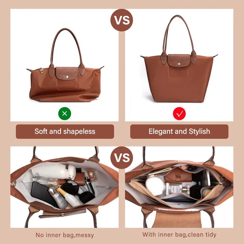 Organiseur de sac Longchamp en Nylon Waterproof