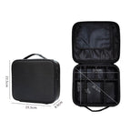Organisateur de maquillage dur - compartiment ajustable