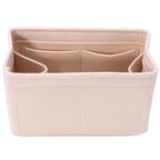 organisateur de sac en feutrine beige