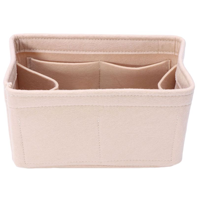 organisateur de sac en feutrine beige