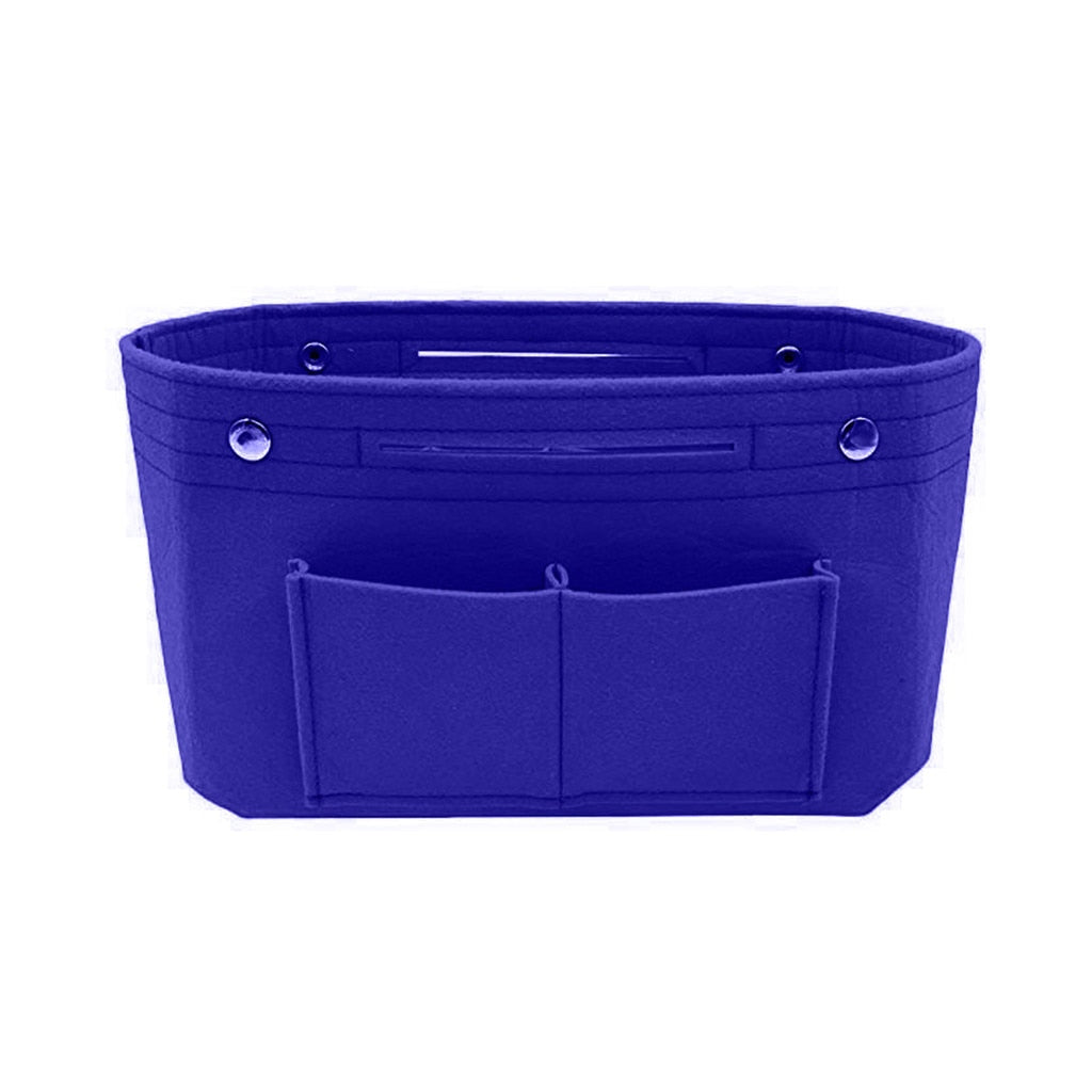 Bag organizer with handles and press stud
