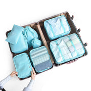 Organisateur de sac pour valise premium - set de 8 pièces