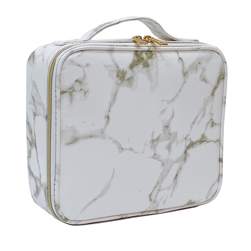 Organisateur de maquillage dur - compartiment ajustable
