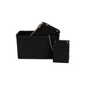 Rangement pour sac 3 en 1 en feutrine noir