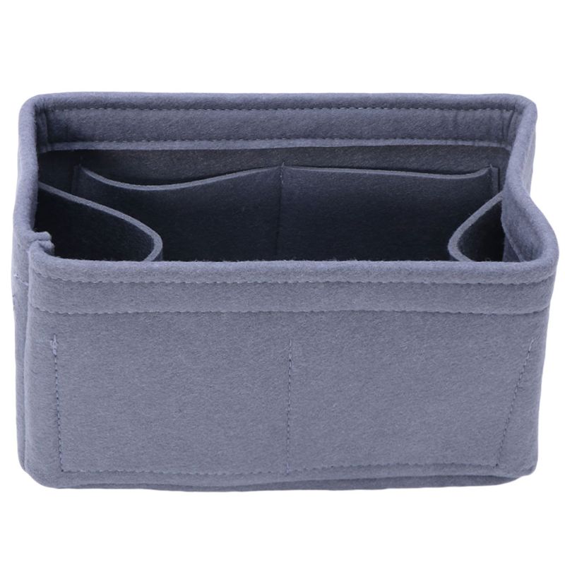 organisateur de sac en feutrine gris