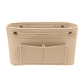 Bag organizer with handles and press stud