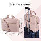 BAGSMART Sac d'ordinateur portable de 15,5" 17,3" pour femmes