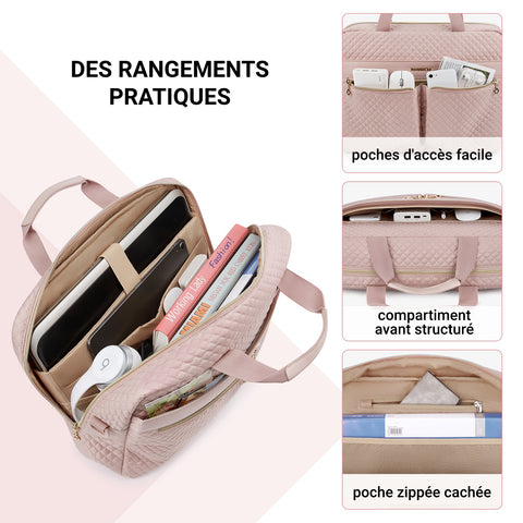 backpack 17.3 inch laptop women 15.5" and 17.3" laptop bag for women – Le Secret Du Sac