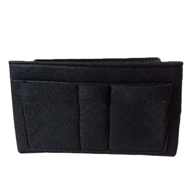 rangement sac à main noir