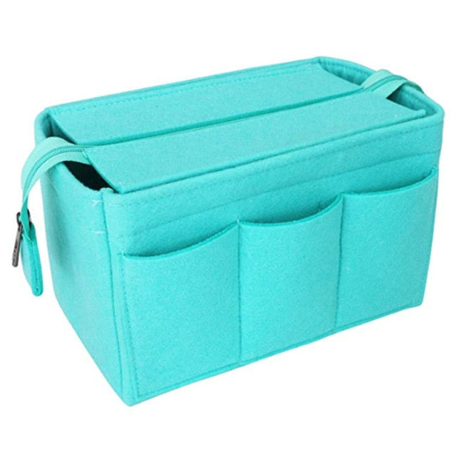 organisateur de sac à main bleu