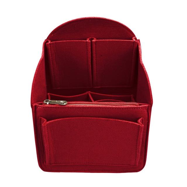 Organiseur De Sac à Dos En Feutre - Poches Multiples, Pliable, Tailles S Et L, Pour Rangement Voyage